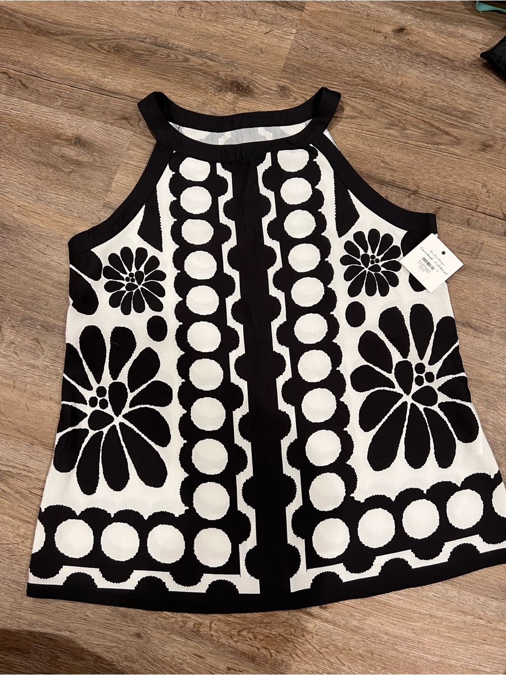NWT Black & White Business Casual Blouse